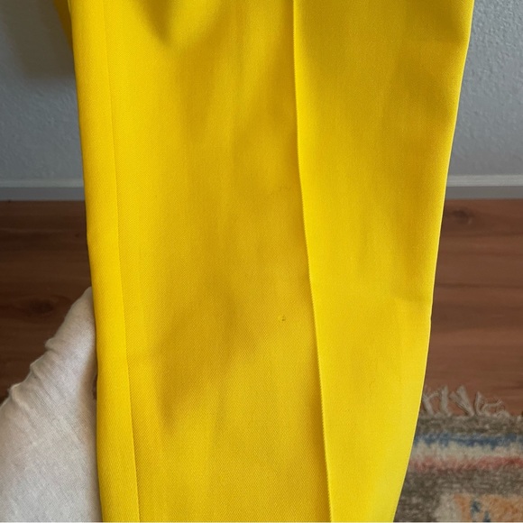 NWT Vintage Premier Collection Canary Yellow & Black Classic Suit Jacket & Pants - Picture 14 of 16